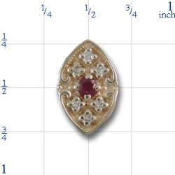 81017 Ruby Bracelet Slide 